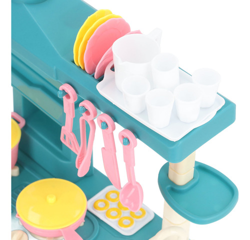 Juego De Cocina De Juguete Para Niños Pequeños, 51 Piezas, J