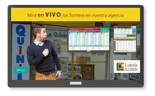 Sistema Interactivo En Vivo Cartel Agencias Quiniela Cordoba
