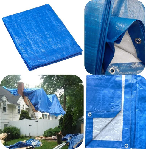 Imagen 3 de 7 de Lona Cobertor Carpa Toldo Multiusos Impermeable 3 X 4 Metro