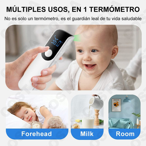 Costa - Kit De 2 Termómetros Digitales Infrarrojos Con Medición De Temperatura Instantánea - Pantalla Digital En Negro - Ideal Para Uso Industrial Y Doméstico