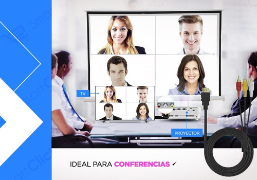 Imagen 8 de 10 de Cable Hdmi A 3 Rca Adaptador Video Macho Tv Led Analogico