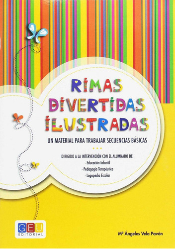 RIMAS DIVERTIDAS ILUSTRADAS, de VELA PAVON, Mª ANGELES. Editorial GEU, tapa blanda en español