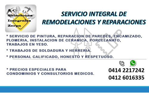 Impermeabilizacion, Pintura, Remodelacion Y Electricidad