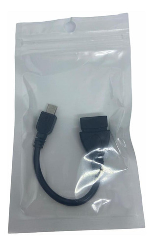 Cabo Otg Usb Fêmea Micro Usb V8 Verde 15cm Atacado