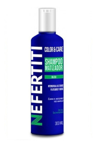 Shampoo Matizador 300ml Nefertiti Tono Platinados Y Rubios 