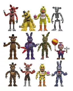 Figuras Fnaf Five Nights At Freddys Foxy Bonnie Springtrap