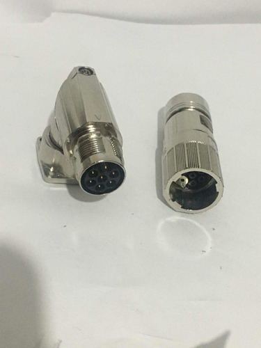 Conector Industrial 7 Pines Hembra Y Macho (Usado)