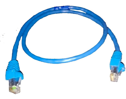 Patch Cord Rj45/rj45 5e 2ft 219242-2 Azul 10 Pza A89