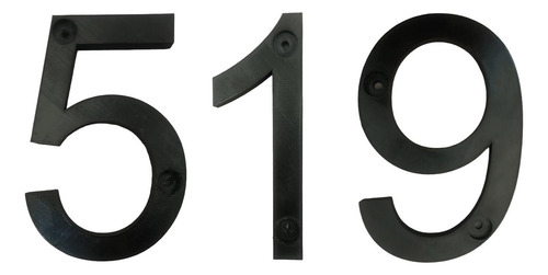 Caracteres Números Exteriores, Mxgnb-519, Número 519, 17.7cm