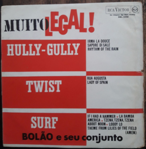 Lp Vinil (vg) Bolão E Seu Conjunto Muito Legal! Ed 1964 Mo