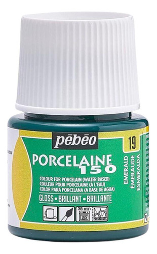 19 Verde Esmeralda Pebeo Porcelaine 150 De 45 Ml