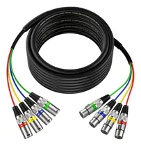 Comprar Cable Xlr Snake Ebxya De 50 Pies Y 4 Canales - Micrófono De 