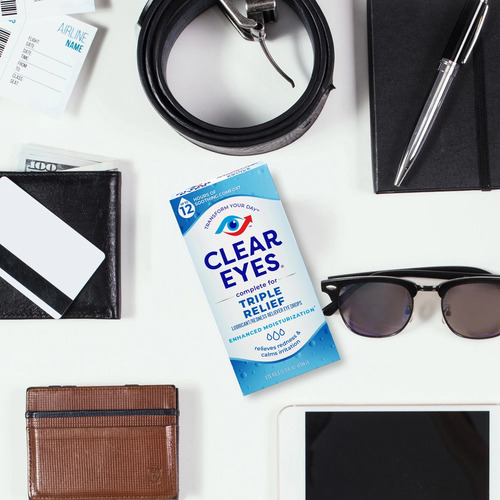 Clear Eyes Triple Acción Gotas Lubricantes Para Ojos 15 Ml