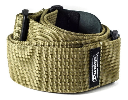 Correa Para Guitarra O Bajo Jim Dunlop Verde Oliva D27-01ol