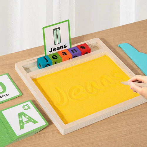 Bandeja De Escritura De Arena Para Escribir Cartas Y Número
