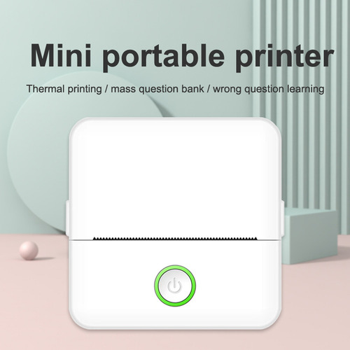 Impresora Portátil Impresora Térmica Máquina Portátil White