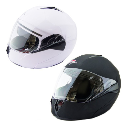 Casco Para Moto Abatible Pro-biker Certificado Con Lentes