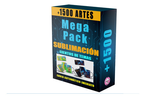 Pack De Sublimación Más De 1500 Artes Para Empreender