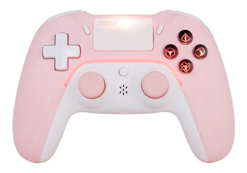 Imagen 2 de 7 de Joystick Inalámbrico Noganet Ng-4400x Sensor Mov Ps4 Rosa