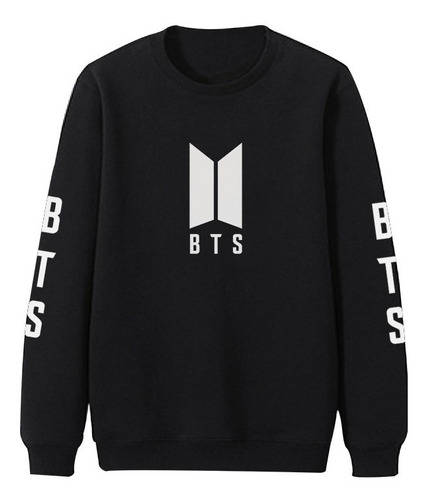 Sudadera Sin Gorro Bts Kpop Moda Coreana Unisex Tendencia