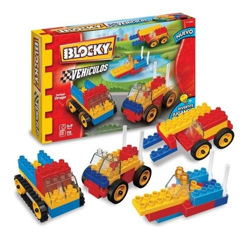 Blocky Vehiculos 140 Piezas. Art 01-0602