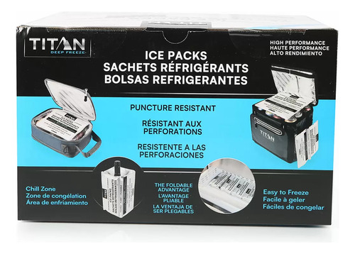 Gel Refrigerante Titan Ice Pack Termico Frio Hielera Loncher