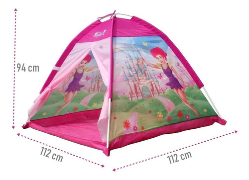 Barraca Infantil Fadinha Feliz Dm Toys Toca Grande Menina