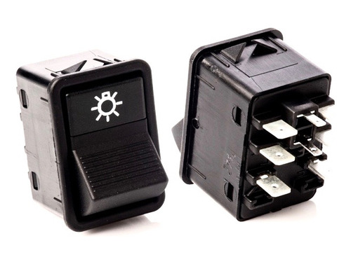 Interruptor Farol Mb 608 1113 1313 1513 2213 Cara Preta 83/