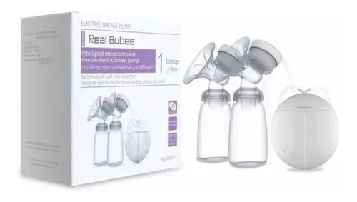 Doble Extractor Leche Materna Eléctrico Real Bubee