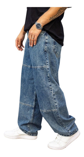 Jean Baggy Pantalon Oversize Hombre Premium