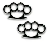 Comprar 2 Soco Inglês Metal Forjado Polido 10mm Resistente Preto Soco Inglês 10mm