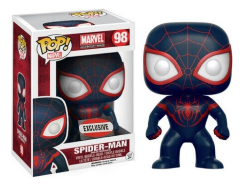 Funko Pop Spiderman #98 Miles Morales Exclusive C/ Protector