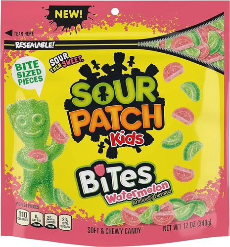 Sour Patch Kids 310 Gr Bites Sandía 