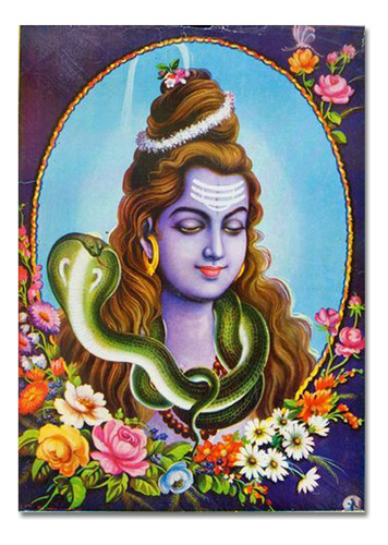 Poster Lámina Decorativa Shiva Hinduismo Mod2