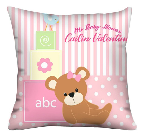 25 Cojín De 20 X 20 Cm Para Recuerdo: Bautizo, Babyshower