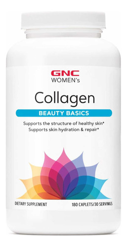 Colageno Gnc Womens Collagen 180 Caps/30 Serv! Importado Usa