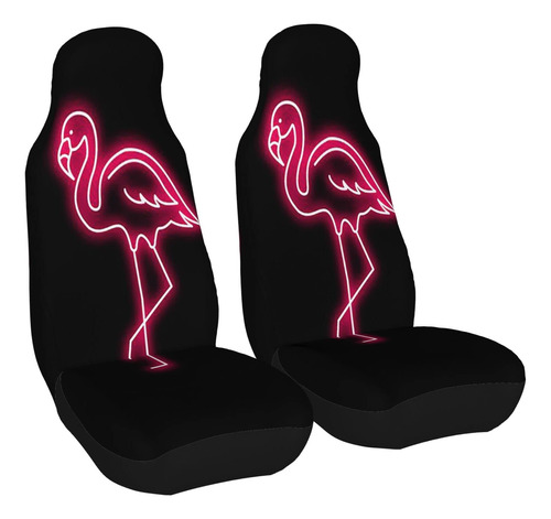 Funda Para Asiento Coche Diseño Flamenco Color Rosa