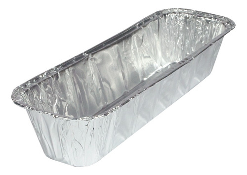 Budinera De Aluminio B60 Molde Para Budin Descartable X 100u