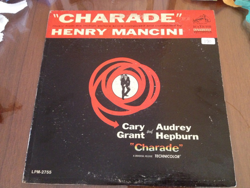 Charade Música De La Película Compuesta Por Henry Mancini Lp