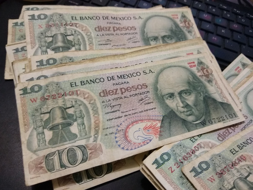 50 Billetes Circulados, Originales Coleccion Numismatica 