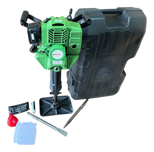 Demoledor Y Compactador A Gasolina Motor 2 Tiempos Verde