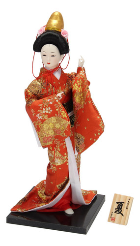 Muñecas Geishas Japonesas Tipo Kimono De 12 Pulgadas, Gei Ja