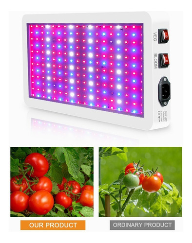 Luz Led 312 De 2000 W For El Crecimiento De Las Plantas