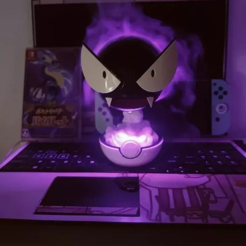 ~ De Pet Fairy Gastly 3d Pequeña Luz Nocturna Humidificador,