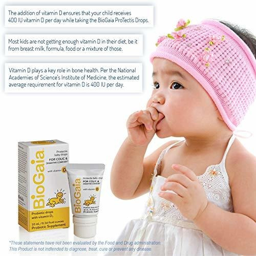 Imagen 6 de 9 de Biogaia Probiotics Drops With Vitamin D Para Bebés, Bebés,