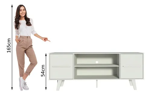 Centro De Entretenimiento Madesa Copenhaguen 55'' - Blanco