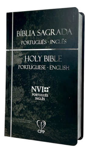 Bíblia Sagrada Nvi ( Nova Versão Internacional ) | Bilíngue | Inglês E Português- Lilás Feminina Letra Gigante Capa Dura, De Nvi., Vol. Único. Editorial Cpp, Capa Dura Em Português/inglês