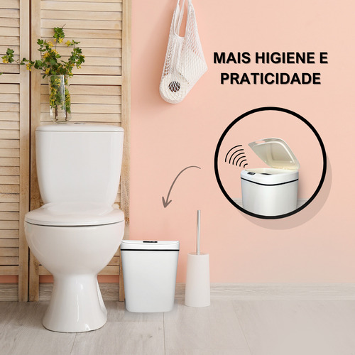 Lixeira Automatica Com Sensor Inteligente Eletronica