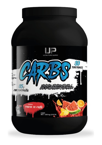 Ultra Pure Supps Carbs Y Electrolitos 30 Serv Sabor Ponche De Frutas