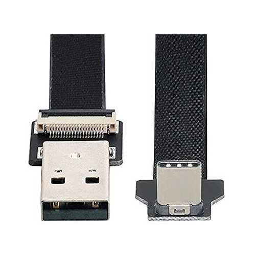 Xiwai 0,2m Up Down Angled Usb 2.0 Tipo-a Hombre A D64w5